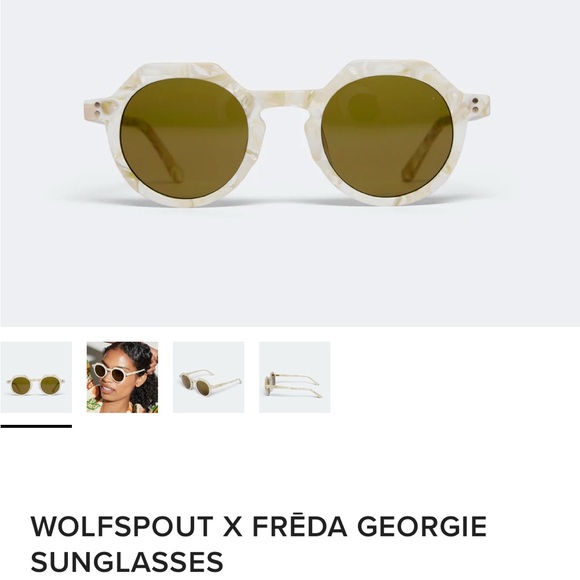 Freda Salvador Cream Sunglasses - Picture 12 of 12